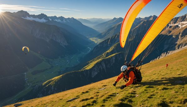 Comment s'initier au parapente face aux sommets ?