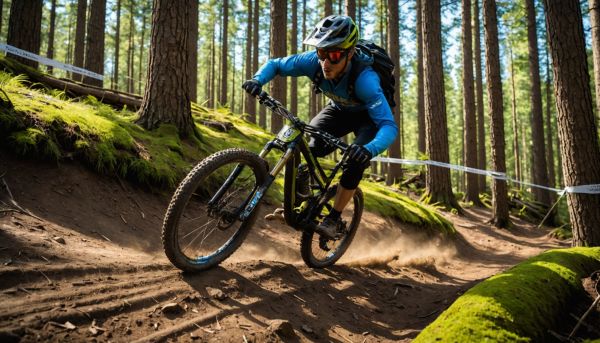 Le VTT de descente procure des sensations fortes intenses